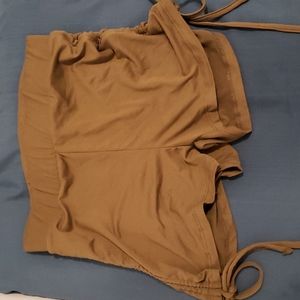 Ardene ruched-side mini biker shorts